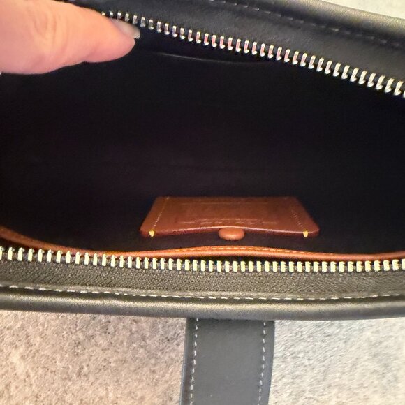 Coach Hampton's Hobo Bag in Crystal Signature Jacquard (Black) - Picture 9 of 16